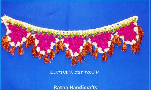 Satin V Cut Toran
