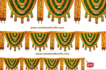 Decorative Artificial Flower Toran B-130