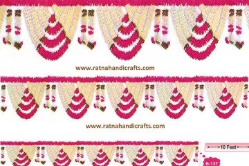 Decorative Artificial Flower Toran B-137