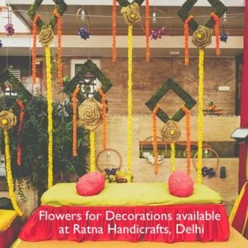 Latest Floral Decoration Items using Flowers by Ratna Handicrafts ...